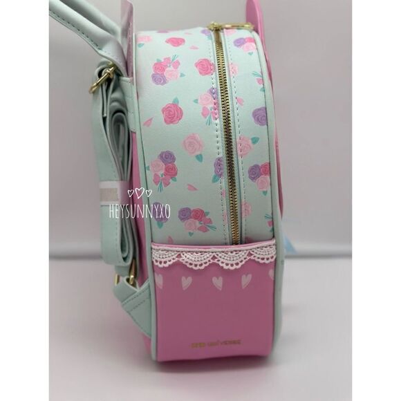 Her Universe My Melody Pastel Floral Mini Backpack Set - Picture 6 of 9